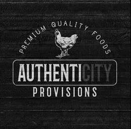 AUTHENTICITY PROVISIONS PREMIUM QUALITY FOODS trademark