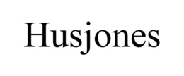 HUSJONES trademark