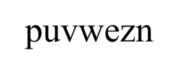 PUVWEZN trademark