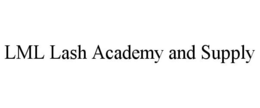 LML LASH ACADEMY AND SUPPLY trademark