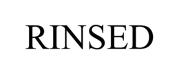 RINSED trademark