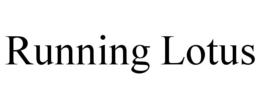 RUNNING LOTUS trademark