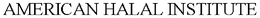 AMERICAN HALAL INSTITUTE trademark