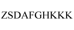 ZSDAFGHKKK trademark