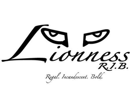 LIONNESS R.I.B. REGAL. INCANDESCENT. BOLD. trademark