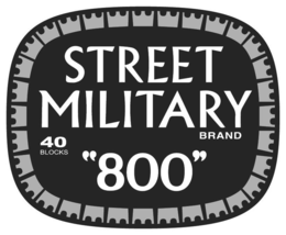 STREET MILITARY BRAND 40 BLOCKS "800" trademark