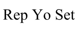 REP YO SET trademark