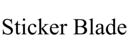 STICKER BLADE trademark