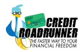 CREDIT ROADRUNNER THE FASTER WAY TO YOUR FINANCIAL FREEDOM 1234 5678 1234 5678 00/0000 trademark