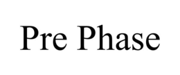 PRE PHASE trademark