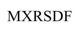 MXRSDF trademark