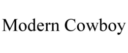 MODERN COWBOY trademark