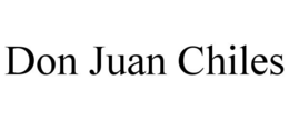 DON JUAN CHILES trademark