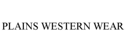 PLAINS WESTERN WEAR trademark