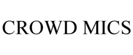 CROWD MICS trademark