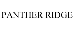 PANTHER RIDGE trademark