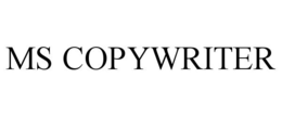 MS COPYWRITER trademark