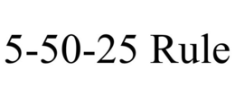 5-50-25 RULE trademark