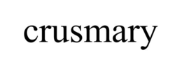 CRUSMARY trademark