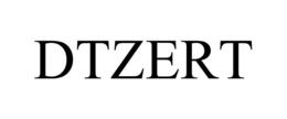 DTZERT trademark