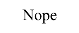 NOPE trademark