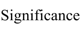 SIGNIFICANCE trademark