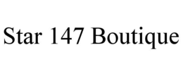 STAR 147 BOUTIQUE trademark