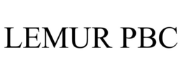 LEMUR PBC trademark