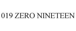 019 ZERO NINETEEN trademark