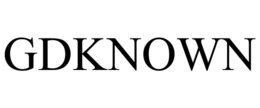 GDKNOWN trademark