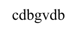 CDBGVDB trademark