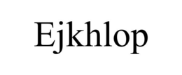EJKHLOP trademark