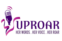 UPROAR HER WORDS. HER VOICE. HER ROAR trademark