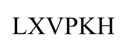LXVPKH trademark