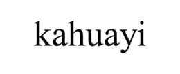 KAHUAYI trademark