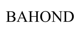 BAHOND trademark