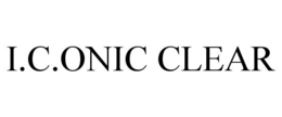 I.C.ONIC CLEAR trademark