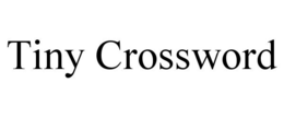 TINY CROSSWORD trademark