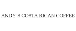 ANDY'S COSTA RICAN COFFEE trademark