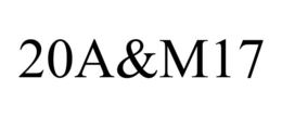 20A&M17 trademark