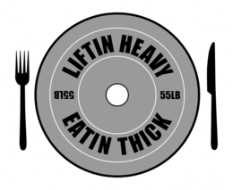 LIFTIN HEAVY 55LB 55LB EATIN THICK trademark