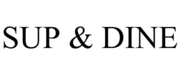 SUP & DINE trademark
