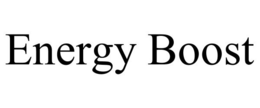 ENERGY BOOST trademark