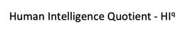 HUMAN INTELLIGENCE QUOTIENT - HIQ trademark