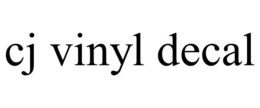 CJ VINYL DECAL trademark