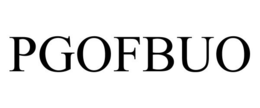 PGOFBUO trademark