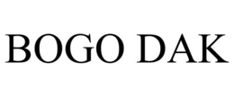 BOGO DAK trademark