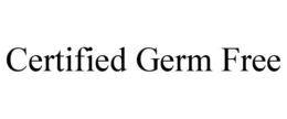 CERTIFIED GERM FREE trademark