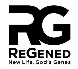 RG REGENED NEW LIFE, GOD'S GENES trademark