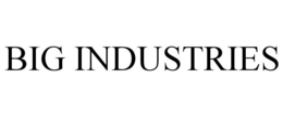 BIG INDUSTRIES trademark
